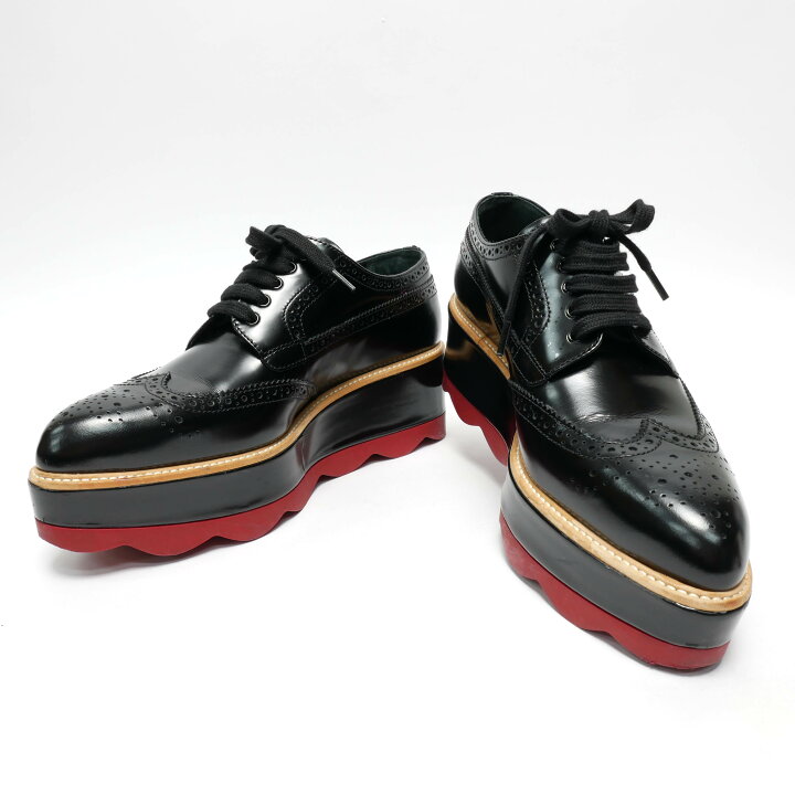 楽天市場】【中古】【良い】 PRADA プラダ プラットフォーム シューズ 