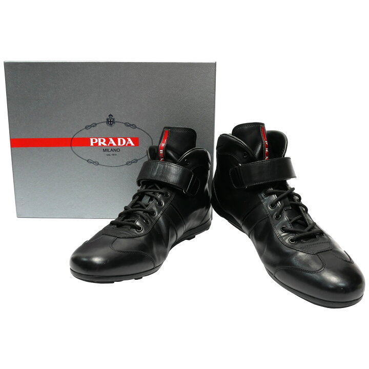 楽天市場】【中古】【良い】 PRADA プラダ リネアロッサ ハイカット 