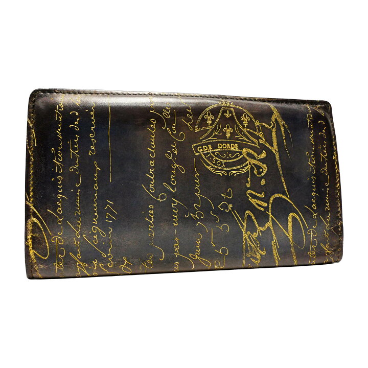 楽天市場】【中古】【良い】 Berluti ベルルッティ 長財布 二つ折り  