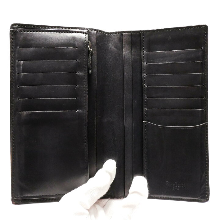 楽天市場】【中古】【良い】 Berluti ベルルッティ 長財布 二つ折り 