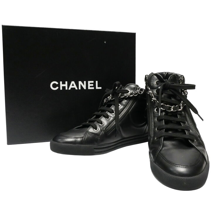 楽天市場】【中古】【非常に良い】 CHANEL シャネル スニーカー 