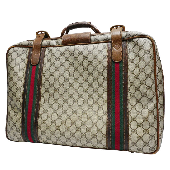 楽天市場】GUCCI グッチ2WAYボストンバッグエンボスロゴレザータグ旅行  