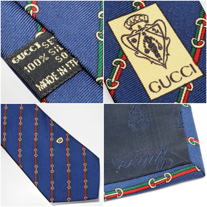 楽天市場】【中古】【ほぼ新品】 OLDGUCCI オールドグッチ ネクタイ 