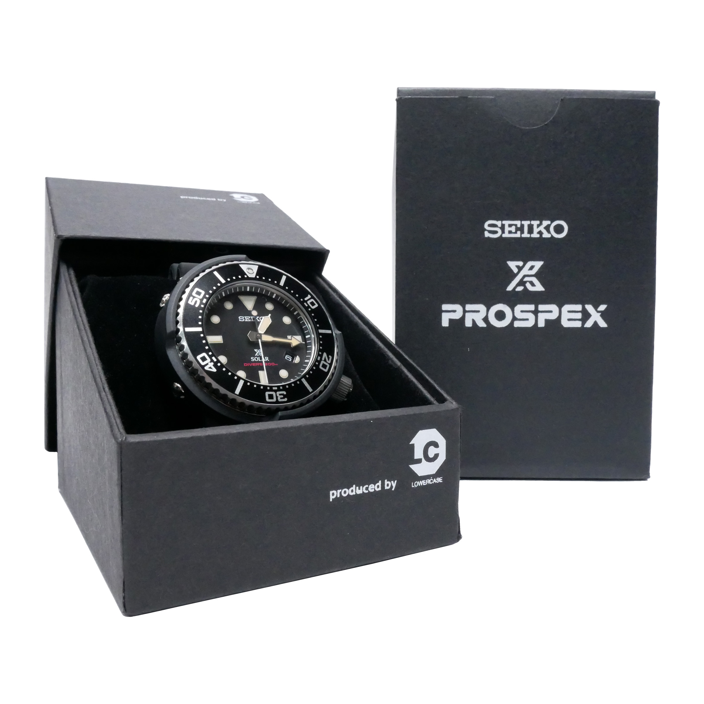  SEIKO セイコー PROSPEX Diver Scuba ダイバースキューバ ダイバーウォッチ 時計 腕時計 メンズ ソーラー 200ｍ防水 丸型 黒文字盤 ステンレス ラバー ブラック シルバー SBDN043 V147-0BG0