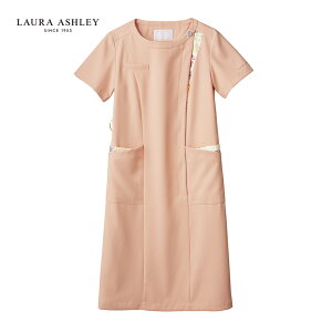 住商 モンブラン ナースワンピース半袖ピーチ/アメリピンク LW411-22 SS S M L LL 3L 4L 5L 春夏対応 montblanc チームウェア ナース ドクター 医療 クリニック 介護 白衣 制服 機能性