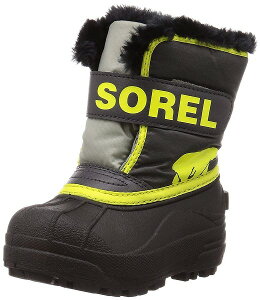 �\���� SOREL �`���h�����X�m�[�R�}���_�[ �q���p �h�� �X�m�[�u�[�c �ʊw NC1960-090 CHILDRENS SNOW COMMANDER DARK GREY
