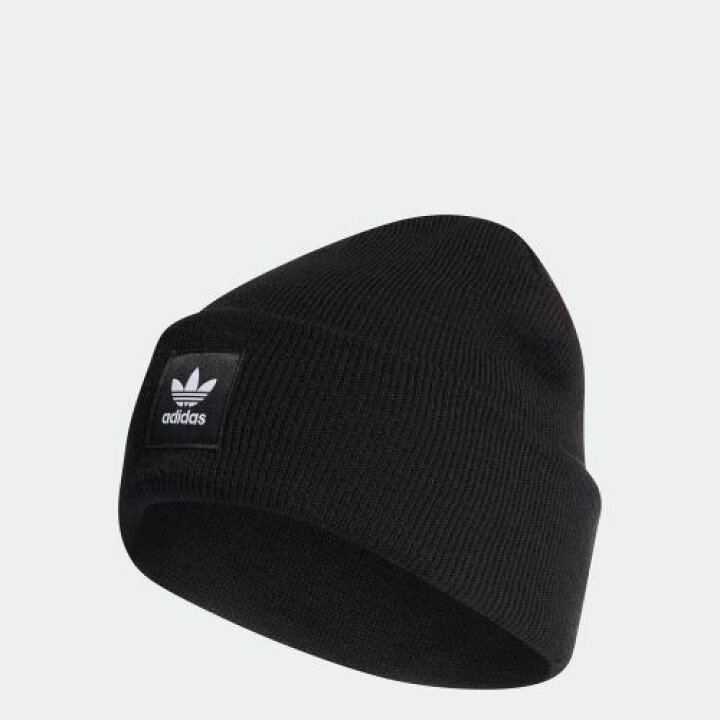 SALE／58%OFF】 新品未使用タグ付き adidas ニット帽 アディダスニット帽 ブラック