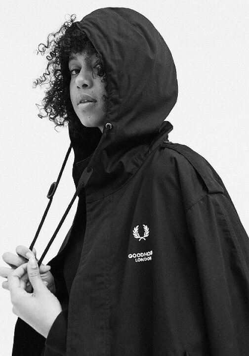 楽天市場】フレッドペリー FRED PERRY バックプリントパッチパーカー 