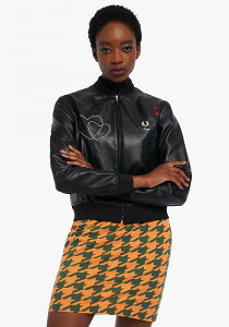 tbhy[ tFCNU[ {o[WPbg AE^[ fB[X WOMEN AMY WINEHOUSE FAUX LEATHER BOMBER JACKET SJ2009 102 BLACK