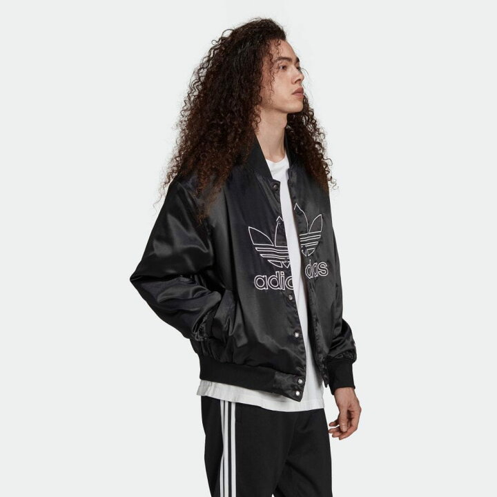 楽天市場 アディダスオリジナルス Adidas Originals アディカラー クラシックス サテン ボンバージャケット ジャンパー アウター メンズ H Adicolor Classics Satin Bomber Jacket Black ゼロ ゼロ エイト