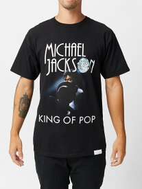 ダイヤモンドサプライ Diamond SUPPLY CO. x MICHAEL JACKSON マイケルジャクソンコラボ キングオブポップ半袖Tシャツ メンズ トップス ストリート C18DMPA120S KING OF POP TEE BLACK