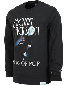 ダイヤモンドサプライ Diamond SUPPLY CO. x MICHAEL JACKSON マイケルジャクソンコラボロングスリーブTシャツ キングオブポップTシャツ メンズ トップス C18DMPC120S KING OF POP L/S TEE BLACK