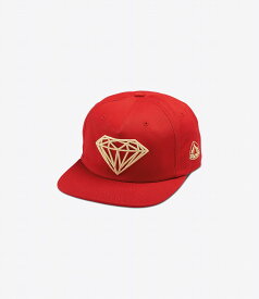 ダイヤモンドサプライ Diamond SUPPLY CO. スナップバック キャップ 帽子 D16DMHA03 BRILLIANT SNAPBACK RED
