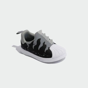 AfB_XIWiX adidas Originals X[p[X^[ Xg[g qp ʊw jp xr[ KIDS SST 360 GX3271 CORE BLACK x TEAM MID GRAY x FOOTWEAR WHITE
