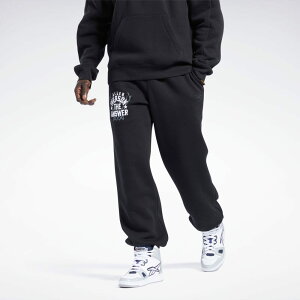 ���[�{�b�N Reebok �A�����A�C�o�[�\�� �X�E�F�b�g�p���c �p���c �o�X�P�b�g�{�[�� �����Y MENS NBA BB IVERSON FLEECE PANT HB1191 BLACK