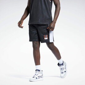 リーボック Reebok アレン・アイバーソン ショートパンツ ショーツ バスケットボール ストリートファッション メンズ MENS NBA BB BB IVERSON BBALL SHORT HE9351 BLACK