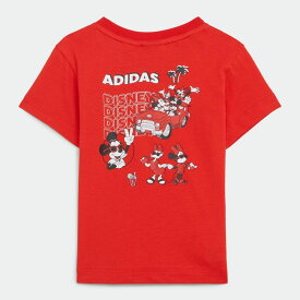 アディダスオリジナルス adidas Originals キッズ ディズニーコラボTシャツ ミッキー & フレンズ Tシャツ 通園 HF7522 KIDS DISNEY MICKEY & FRIENDS T-SHIRT VIVID RED