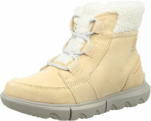 SOREL \ GNXv[[2 J[joR[W[ WP Xm[u[c ^Eu[c h fB[X WOMEN NL4451 260 SOREL EXPLORER II CARNIVAL COZY WP WOOD NOVA SAND × CHROME GREY