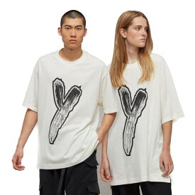 Y－3 ワイスリー グラフィックロゴ半袖Tシャツ ショートスリーブTシャツ ストリートファッション メンズ MENS Y-3 GRAPHIC LOGO SHORT SLEEVE TEE HY1272 WHITE