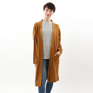 wCY \tgWK[h OJ[fBK fB[X WOMEN HW4U503 880 HANES UNDIES SOFT JACQUARD LONG CARDIGAN BRITISH TAN