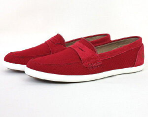 (tbhy[) FRED PERRY RC[t@[ V[Y nXebh LpX XEF[h B4233 A25 HALSTEAD CANVAS SUEDE COIN LOAFER RICH RED