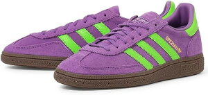 (AfB_XIWiX) adidas Originals nh{[ XycBA Xg[g Y fB[XXj[J[ C ʋΒʊw MENS WOMAN JS0251 HANDBALL SPEZIAL SHOES ACTIVE PURPLE × SOLAR GREEN × GUM