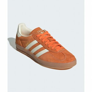 (AfB_XIWiX) adidas Originals K[ ChA ʋΒʊw Xg[gt@bV Y JQ8392 MENS GAZELLE INDOOR ORANGE × OFF WHITE × GOLD METALLIC