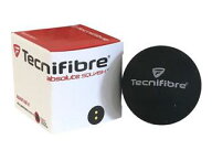 超特価！【Tecnifibre】　スカッシュボールテクニファイバーダブルイエロードット1個入