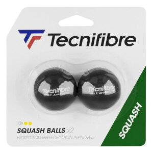 Tecnifibre eNjt@Co[ XJbV{[ SQUASH BALL DOUBLE YELLOW DOT BY2