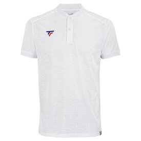 Tecnifibre テクニファイバー TEAM MESH POLO WHITE 男性用【あす楽対応】