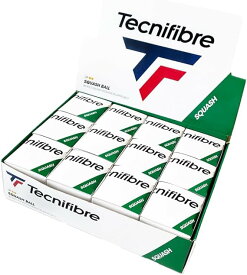 超特価！！【Tecnifibre】　スカッシュボールテクニファイバーダブルイエロードット1箱12個入