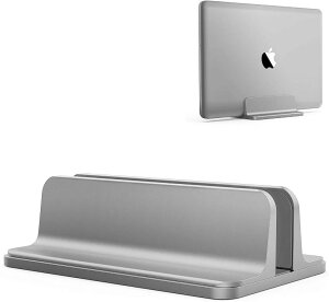�m�[�g�p�\�R�� �X�^���h �c�u�� ���[ �z���_�[�������\ �A���~�����f�� Vertical Laptop Stand Designed for MacBook Pro Air Mini Clamshell Mode �� (�X�y�[�X�O���[)