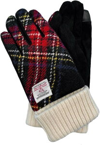 �n���X�c�C�[�h Harris Tweed ���f�B�[�X ��� �X�}�z�Ή� �j�b�g�J�t�X�C�r�[ (�u���b�N, 21cm)