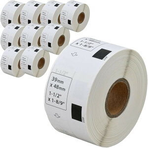 �݊��i �݊� DK-1220 �u���U�[ ���x�� 10���[���Z�b�g brother QL-700 / QL-800 QL-820NWB ���� (10���[��)