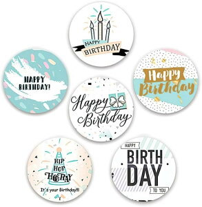 �Ɩ��p �I�V���� HAPPY BIRTHDAY 6�� �M�t�g�V�[�� �~�` 3.8cm �� 500�V�[�� 83��x6E750