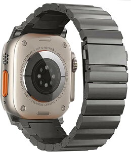 apple watch / ultra �o���h �`�^���o���h Series Ultra2/Ultra/9/8/7/6/SE2/SE/5/4/3 �����x���g �����������t�� (�O���[, 42mm/44mm/45mm/49mm)