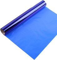 カラーセロハン カラーセロファン ロール 梱包 ラッピング 手芸 (ブルー, 幅40cm、長さ30m)