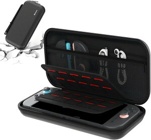switch2 �P�[�X EVA�L�������O�P�[�X �ی�J�o�[ 30���Q�[���J�[�h�X���b�g 2025��p 7.9 �C���`��� �X�C�b�` 2���[�P�[�X ��e�ʎ��[�o�b�O �����^�� 2�p (�u���b�N)