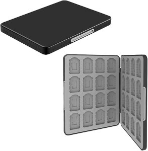 switch�p �J�[�h�P�[�X 32�� 64�� Micro SD ���[ �n�[�h�V�F�� (�u���b�N32��)