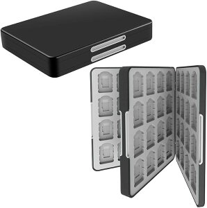 switch�p �J�[�h�P�[�X 32�� 64�� Micro SD ���[ �n�[�h�V�F�� (�u���b�N64��)