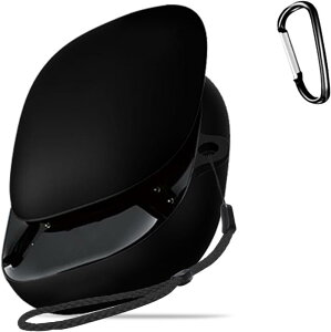 Anker Soundcore Liberty 5�p �P�[�X �J�o�[�yHUKWIMO�z �J���r�i�t��+�X�g���b�v�t�� �ϏՌ� �h�� �h�o �����[�d�\ �S�ʕی� �L�Y�h�~ Soundcore Liberty 5 �Ή� �A���J�[ �C���z���P�[�X [�u���b�N