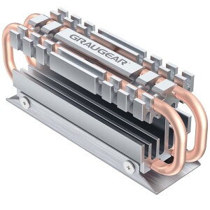 GRAUGEAR M.2 2280 SSDq[gVN A~jE ̏̃q[gpCv w̃q[gVNfbL T[}pbhƂfUC NVME SATA M.2 SSDɋ͂ȗp񋟂 3.4cm [G-M2HS06]