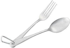 タマハシ カトラリー セット フォーク スプーン キャンプ アウトドア カラビナ 日本製 キャッチフィールド CF-105