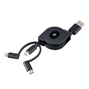 ZC(SEIWA) USBP[u 3WAY ^Cv AL361 microUSB CgjO TYPE-C ϊ 0.8m f[^ʐM Ή