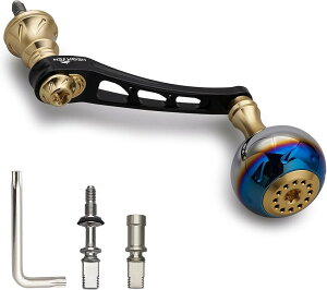 55-60mm�� ���[�� �n���h�� 30mm �n���h���m�u ���� �_�C�� DAIWA �V�}�m SHIMANO �ʗp �X�s�j���O���[�� Aurora Series �u���b�N���S�[���h 979 (�u���b�N���S�[���h, 55-60mm��)