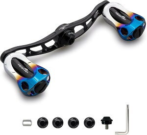 ���[�� �n���h�� 22mm �m�u���� �V�}�m SHIMANO �_�C�� DAIWA �A�u Abu �ʗp �x�C�g���[�� Aurora Series 675 (90mm - �u���b�N)