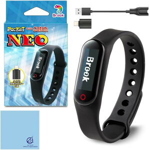 Brook �|�P����GO �p �|�P�b�g�I�[�g�L���b�` NEO Plus 2025 ver. �|�P����go�v���X �[�d�P�[�u�� Type-C �ϊ��A�_�v�^ USB-A�[�q��Type-C�[�q�ɕϊ��ł��� ���{��������t�� (�u���b�N, ��)