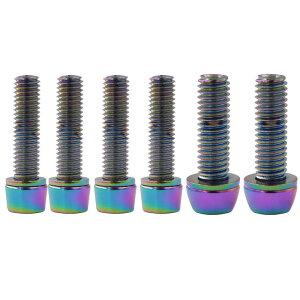 ]ԃu[L{g 6{Zbg ŒlW nho[̃XeXN[A4{ M5 x 20mm A2{ M6 x 20mm NXoCN/[hoCN/}EeoCNp (J[)