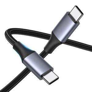 USB Type C P[u USB-C to USB-C 100W PDΉ }[d fh~ ^Cvc [dP[u ϋv ܂ȂP[u USB C P[u [d iC҂݃R[h x480Mbps f[^] usb P