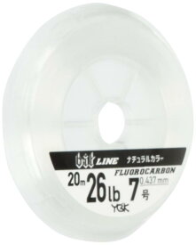 エックスブレイド(X-Braid) ショックリーダー bit リーダー スーパーストロング フロロカーボン 20m 7号 26lb ナチュラル